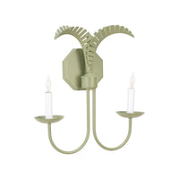 Wildwood Petite Palm Sconce - Green