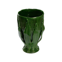 Chelsea House Umbria Footed Vase - Green