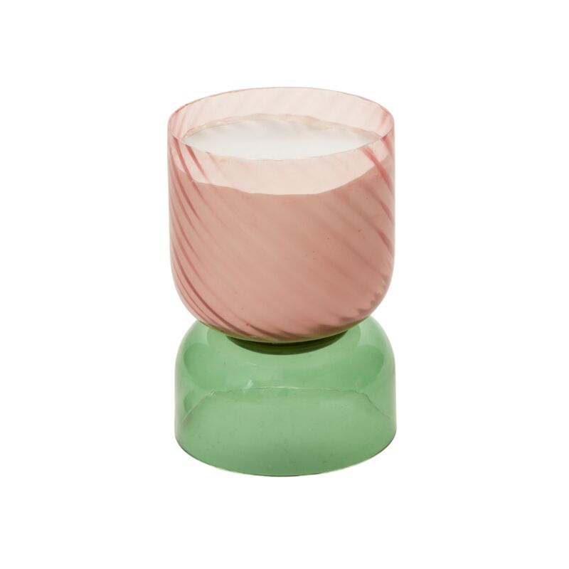 Design Shop Pink Pink Juniper Candle, 5.25" X 7.25".