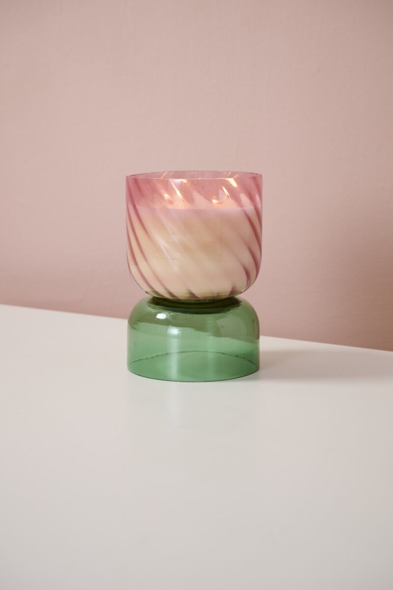 Design Shop Pink Pink Juniper Candle, 5.25" X 7.25".