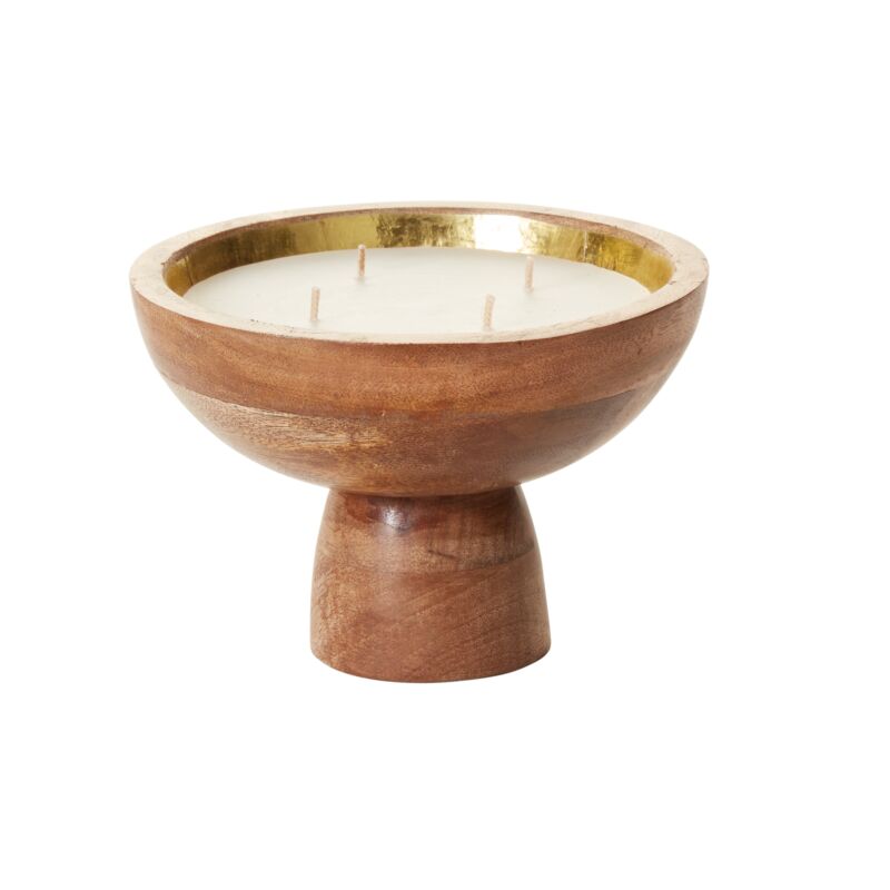 Design Shop Natural Tanner Candle, 6.75" X 4.5".