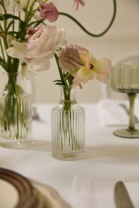 Design Shop Clear Karina Budvase, 2.25" X 5", Set of 3.