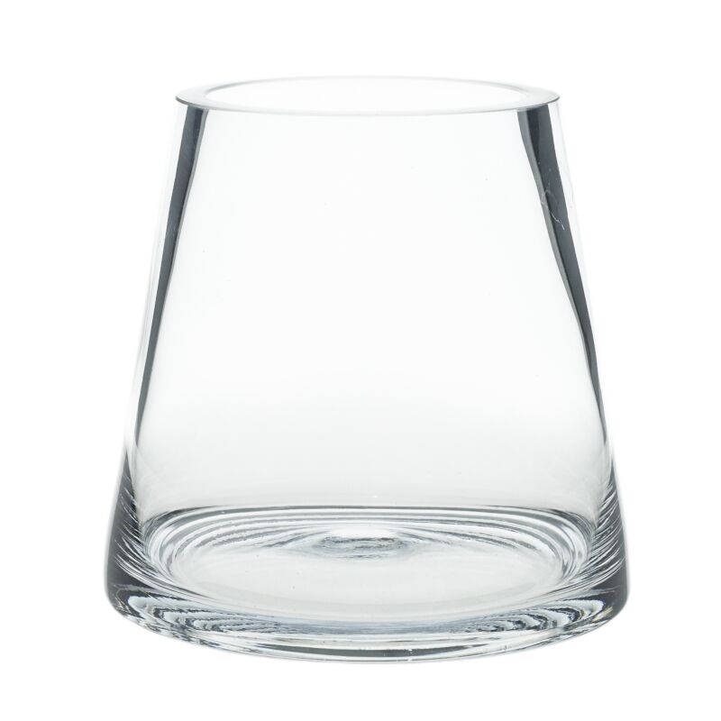 Design Shop Fat Pyramid Vase 5.5"x 5"