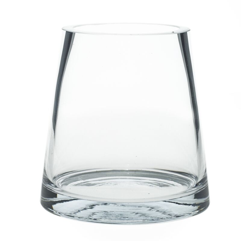 Design Shop Fat Pyramid Vase 5.75"x 6"