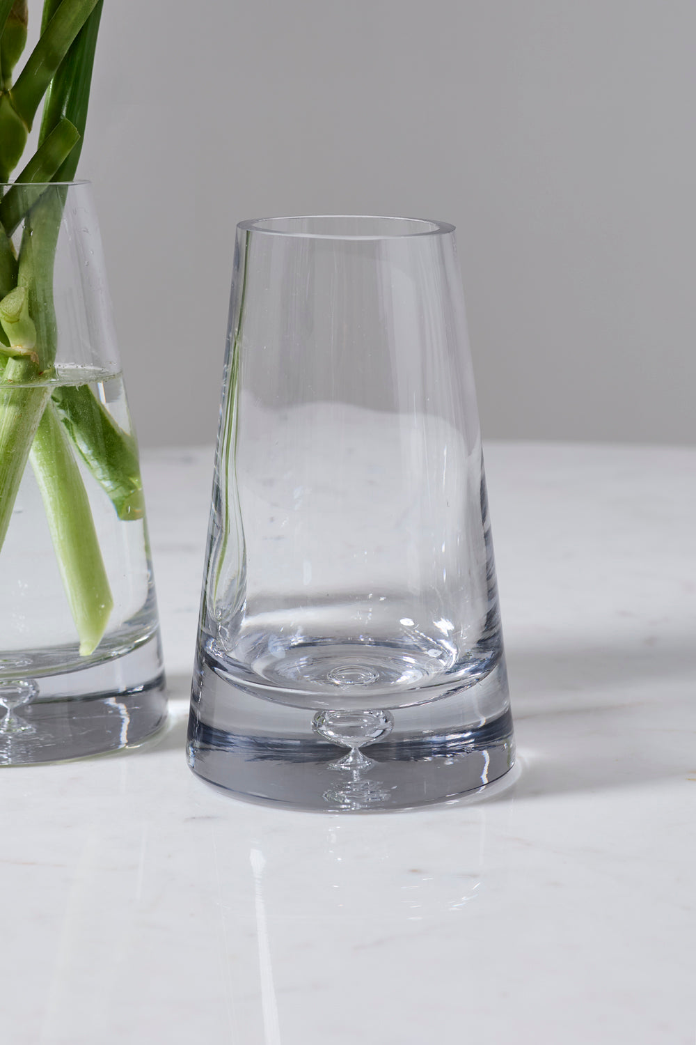 Design Shop Fat Pyramid Vase 4.75"x 8"
