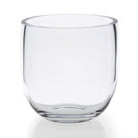 Design Shop Clear Fat Bowl Vase, 6.25" X 6.25"