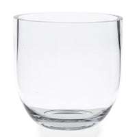 Design Shop Clear Fat Bowl Vase, 8" X 8"