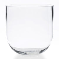 Design Shop Clear Fat Bowl Vase, 9.5" X 9.5", Set of 4.