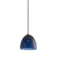 Wildwood Caterina Single Pendant - Blue Avio