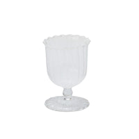 Design Shop Clear April Vase, 3.5" X 5", Set of 4.