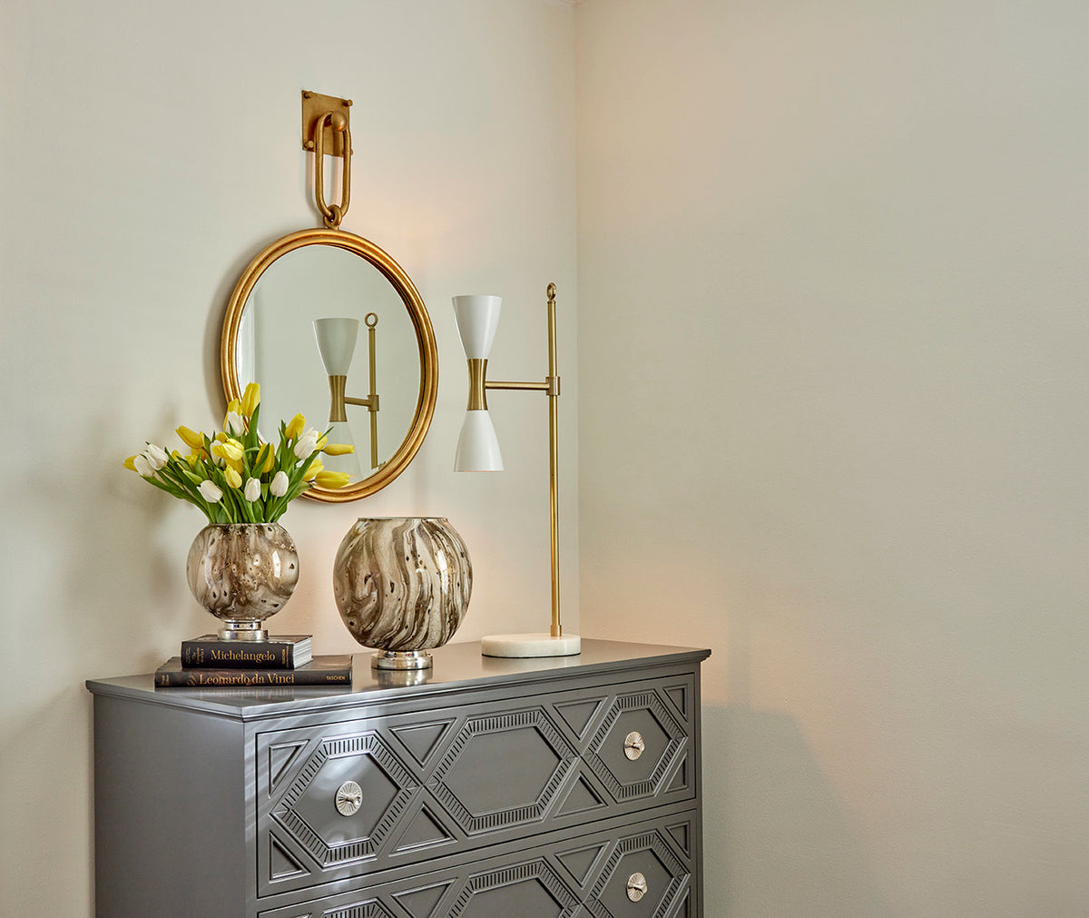 Wildwood Calacatta Gold Vase (Lg)