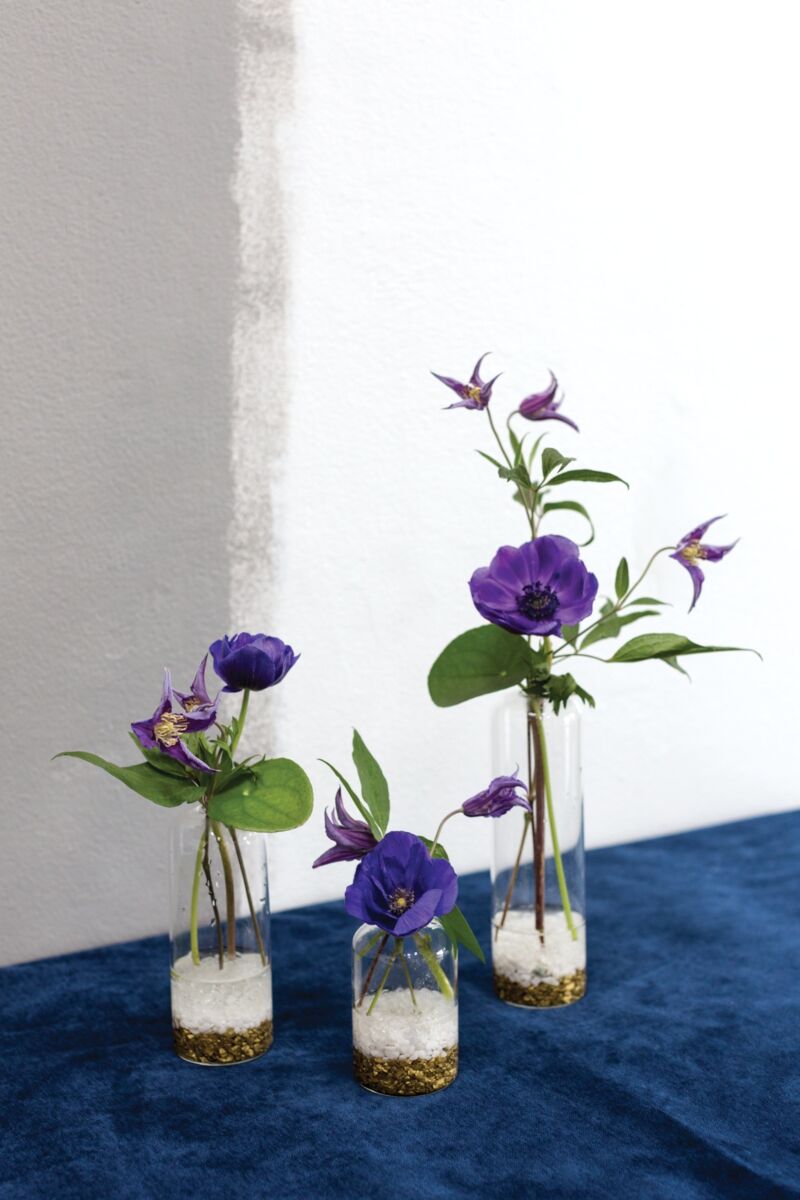 Design Shop Clear Highball Budvase, 2.25" X 4", Set of 4.
