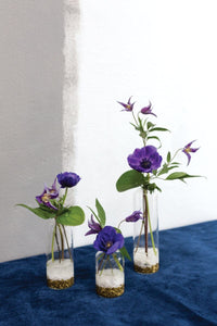 Design Shop Clear Highball Budvase, 2.25" X 4", Set of 4.