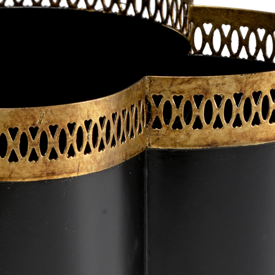 Chelsea House Tracery Cachepot - Black (Sm)