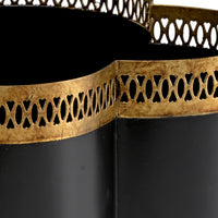 Chelsea House Tracery Cachepot - Black (Sm)