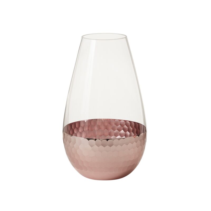 Design Shop Pink Elsa Tapered Vase, 5.75" X 10".