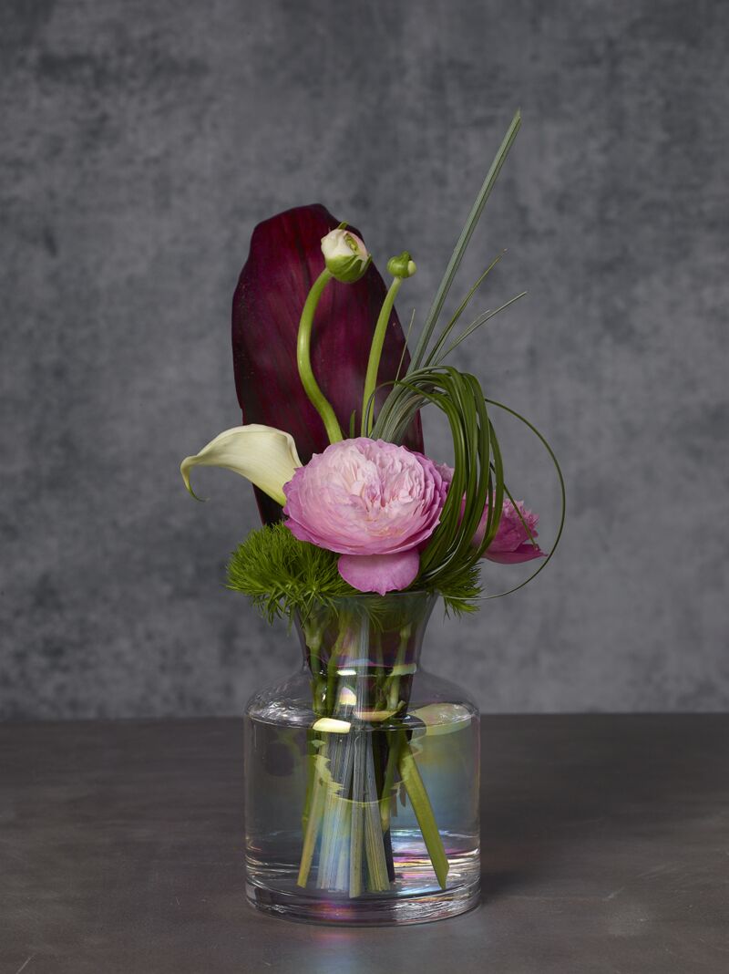 Design Shop Iridescent Fairy Vase, 4.25" X 6", Set of 2.