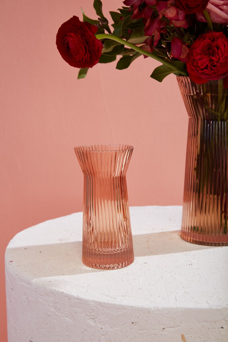 Design Shop Lyrical Vase 3"x 6.25", Set of 4