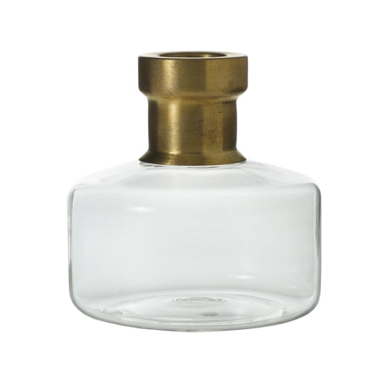 Design Shop Clear Jimmy Budvase, 4" X 4"