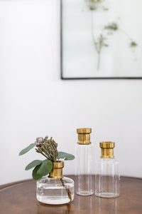 Design Shop Clear Jimmy Budvase, 4" X 4"
