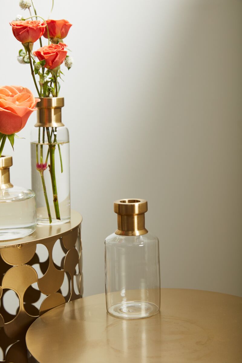 Design Shop Clear Jimmy Budvase, 2.75" X 5.75"