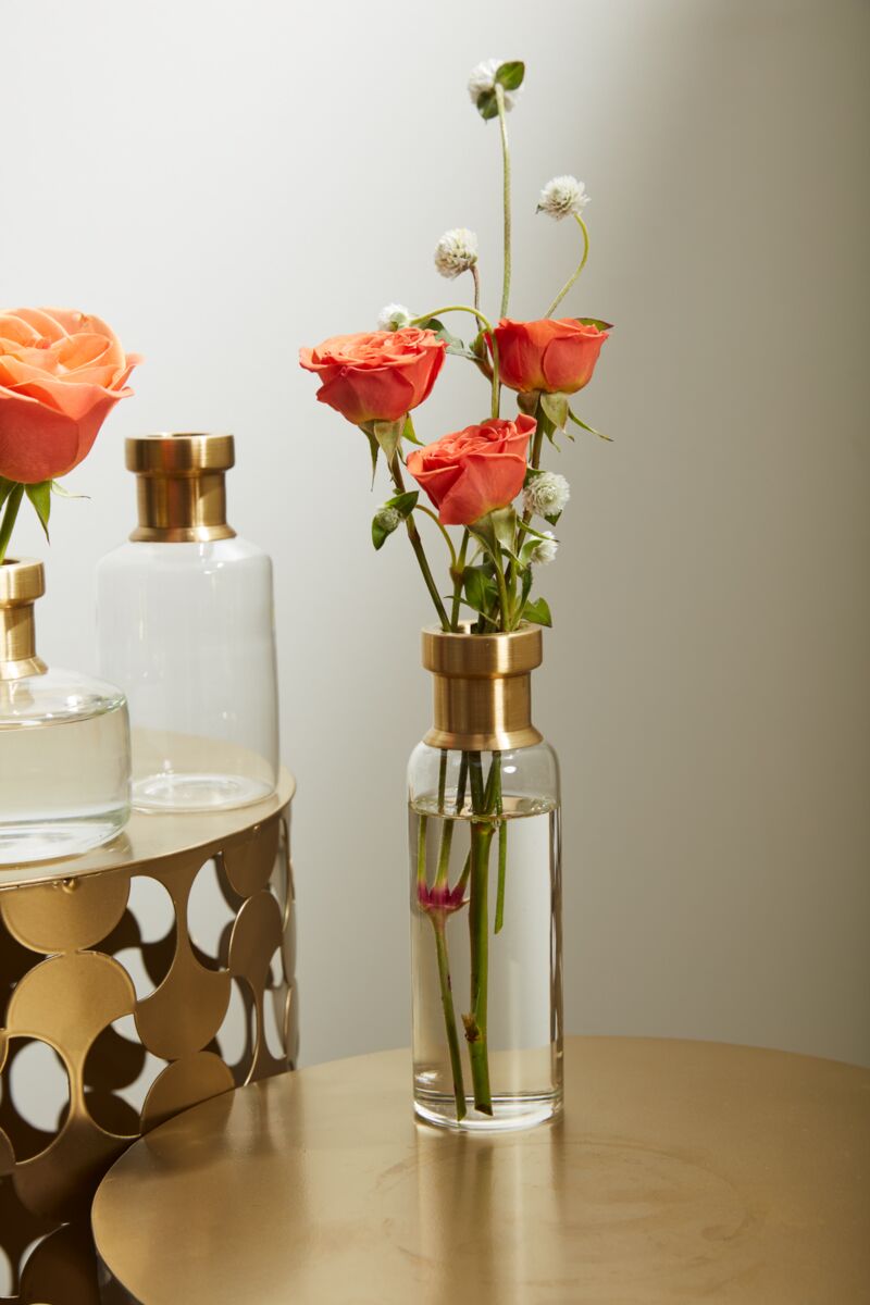 Design Shop Clear Jimmy Budvase, 2.25" X 7.25".