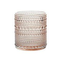 Design Shop Light-Pink Share Votive, 2.75" X 3", Set of 4.