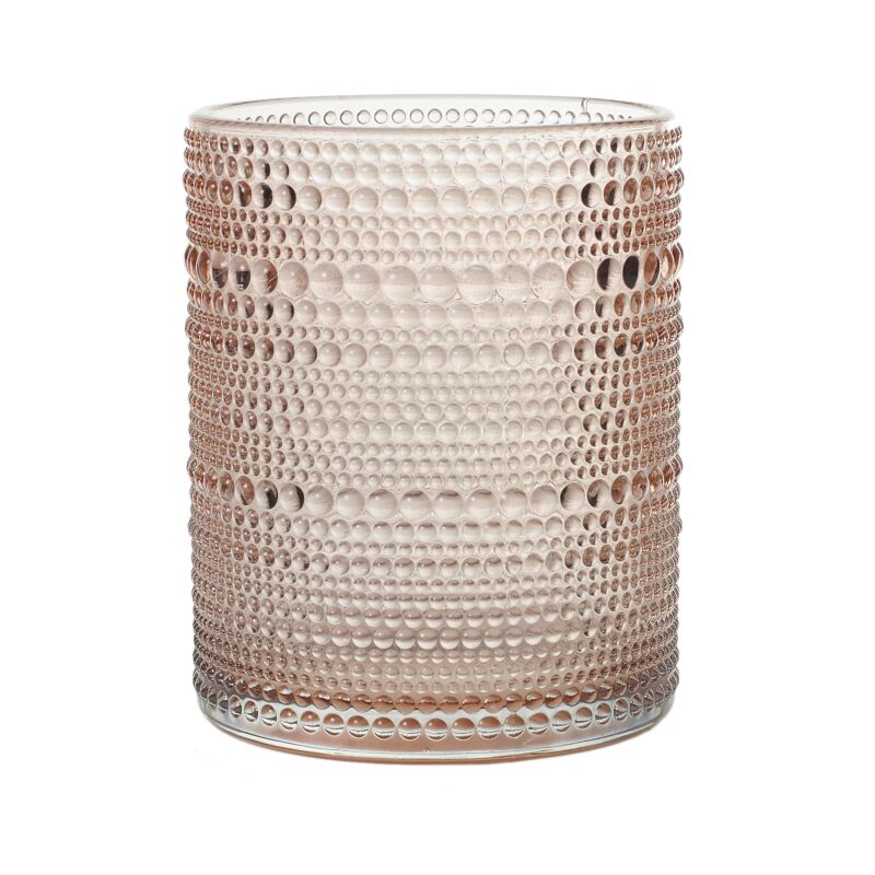 Design Shop Light-Pink Share Votive, 4" X 4.75".