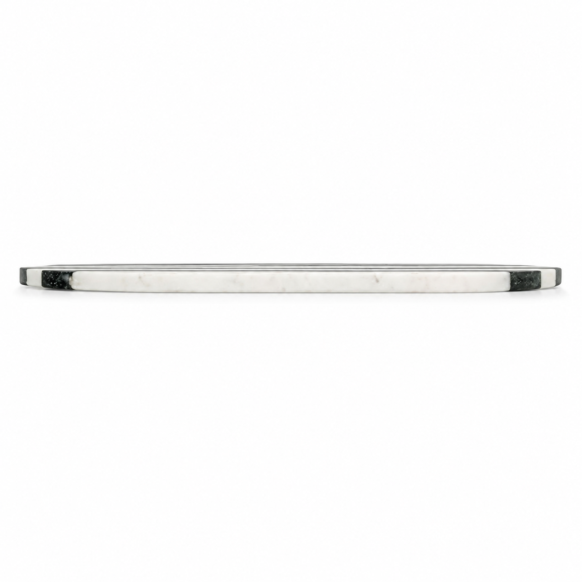 Design Shop Black and White Striped Marble Cutting Board 14.5"