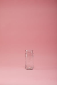 Design Shop Clear Hobnail Jar, 4" X 7.5".