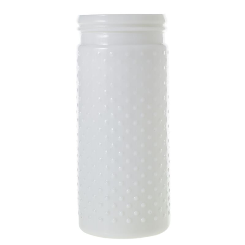 Design Shop White Hobnail Jar, 4" X 9.25".