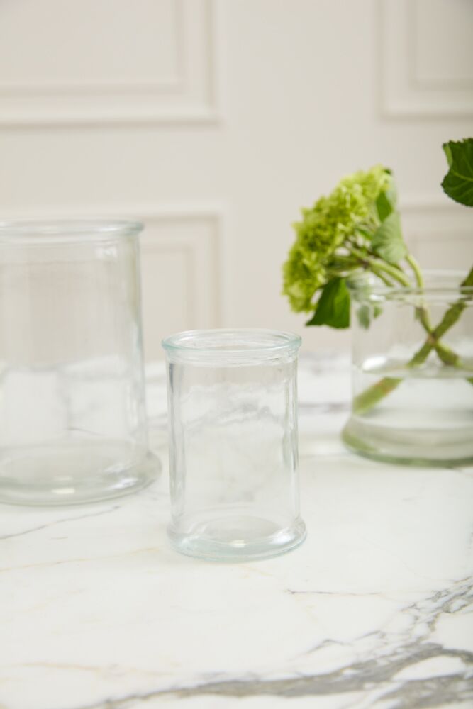 Design Shop Clear Veza Vase, 3" X 4.5".