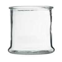 Design Shop Clear Veza Vase, 5" X 4.75".