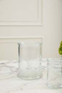 Design Shop Clear Veza Vase, 5" X 6.75".
