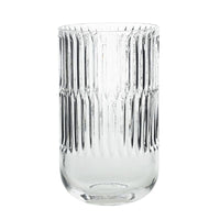Design Shop Clear Serena Vase, 4.25" X 7.5".