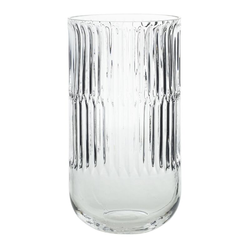 Design Shop Clear Serena Vase, 5.25" X 9.75".