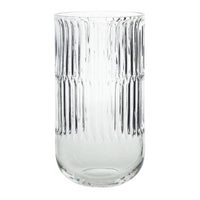 Design Shop Clear Serena Vase, 5.25" X 9.75".