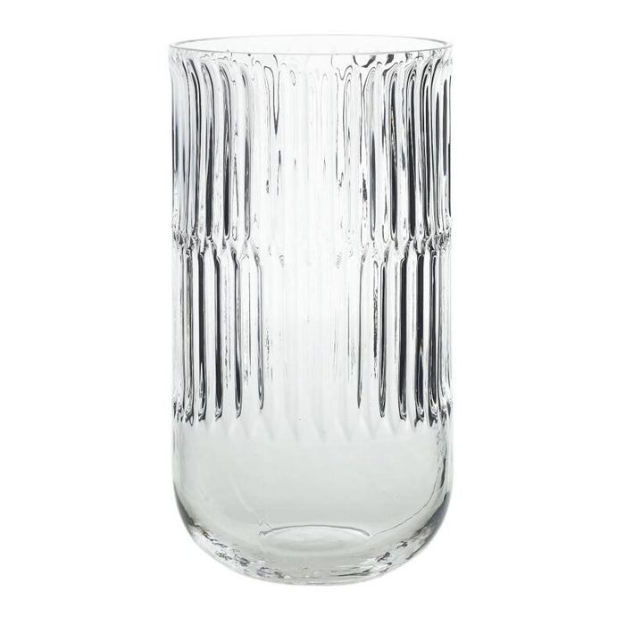 Design Shop Clear Serena Vase, 5.25" X 9.75".