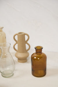 Design Shop Amber Billie Bottle, 2.5" X 4.75".
