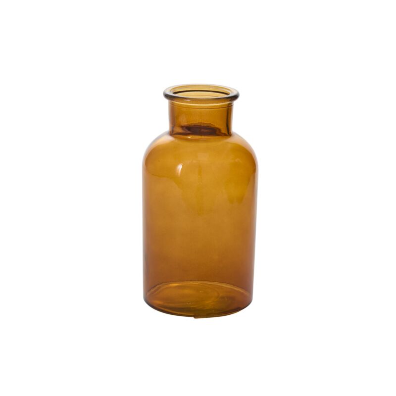 Design Shop Amber Billie Bottle, 4" X 8".