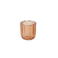 Design Shop Orange Tanger Votive, 3" X 3", Set of 6.