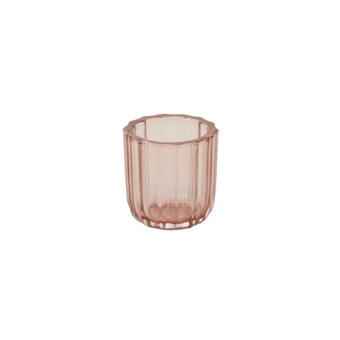 Design Shop Pink Tanger Votive, 3" X 3", Set of 6.