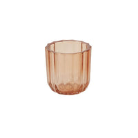 Design Shop Orange Tanger Votive, 3.5" X 3.5", Set of 4.