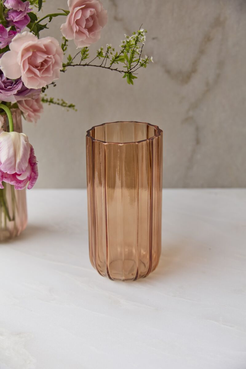 Design Shop Tanger Vase 4"x 8", Set of 2