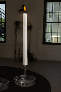 Design Shop Clear Adeline Candleholder, 4.25" X 5".