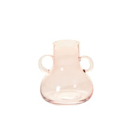 Design Shop Pink Cadiz Vase, 4.25" X 5".