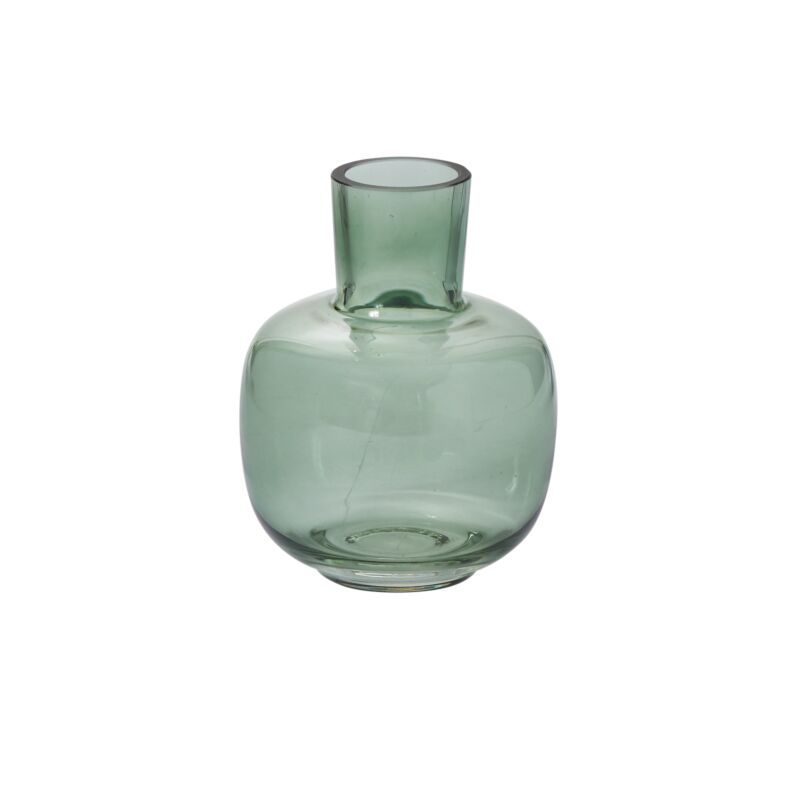 Design Shop Green Hana Vase, 3.5" X 5"