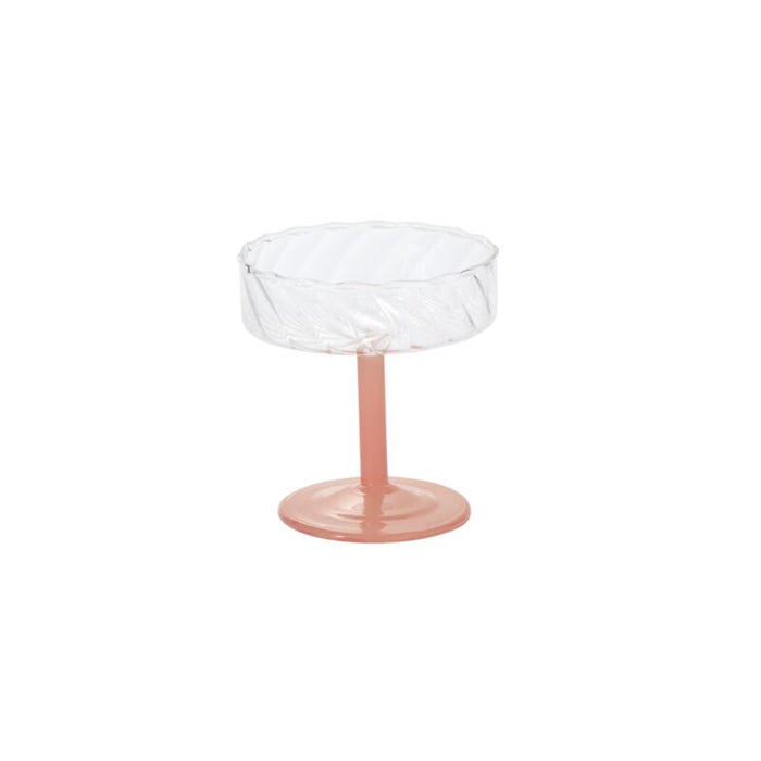 Design Shop Peach Nuovo Drinkware, 4.25" X 4.5".