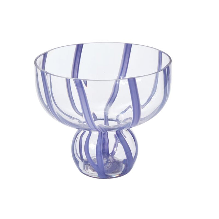 Design Shop Purple Naya Vase & Compote, 8" X 7".