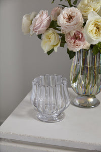 Design Shop Iridescent Gossamer Vase, 6.25" X 6".